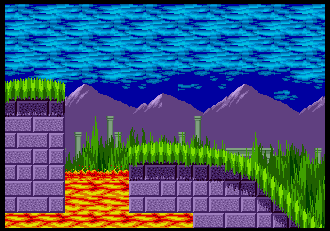 Background HQ :: Sonic the Hedgehog - Marble Zone