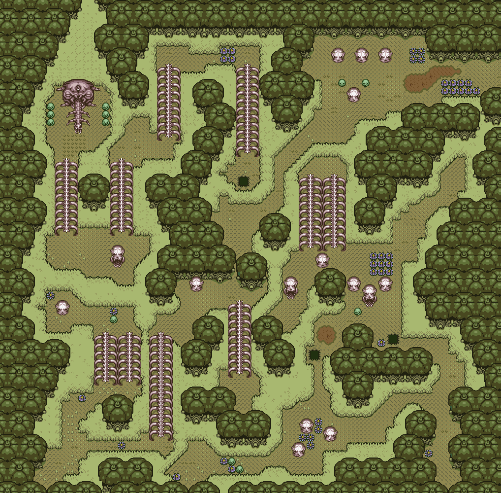 Background HQ A Link to the Past Dark World Overworld